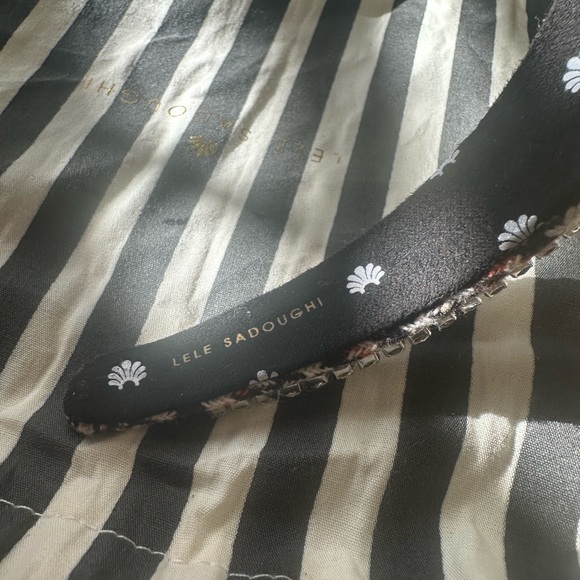 Lele Sadoughi
Bessette Tweed Crystal Headband